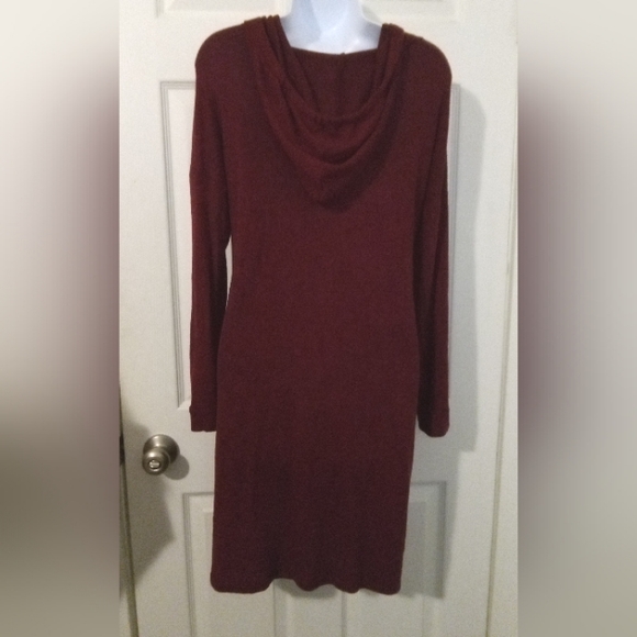 Potter's pot dark red hoodie dress - Picture 2 of 3
